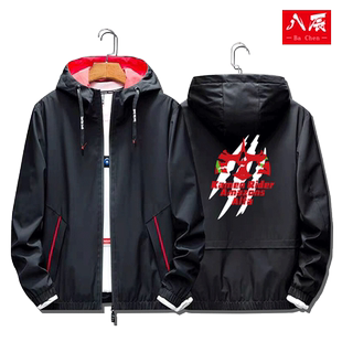 假面骑士amazons alfa亚马逊鹰山仁千翼动漫周边拉链连帽夹克男女
