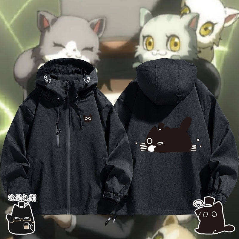 克猫猫克莱恩诡秘之主克喵周边cos周边冲锋衣外套夹克男女衣服冬
