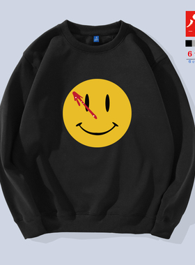 八辰DC漫画 罗夏曼哈顿博士 守望者 Watchmen圆领卫衣大码套头