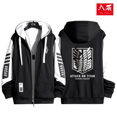 连帽拉链卫衣外套男潮