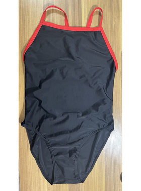 A115-125斤泳衣女连体竞技泳装欧美外贸原单三角裤运动学游泳馆