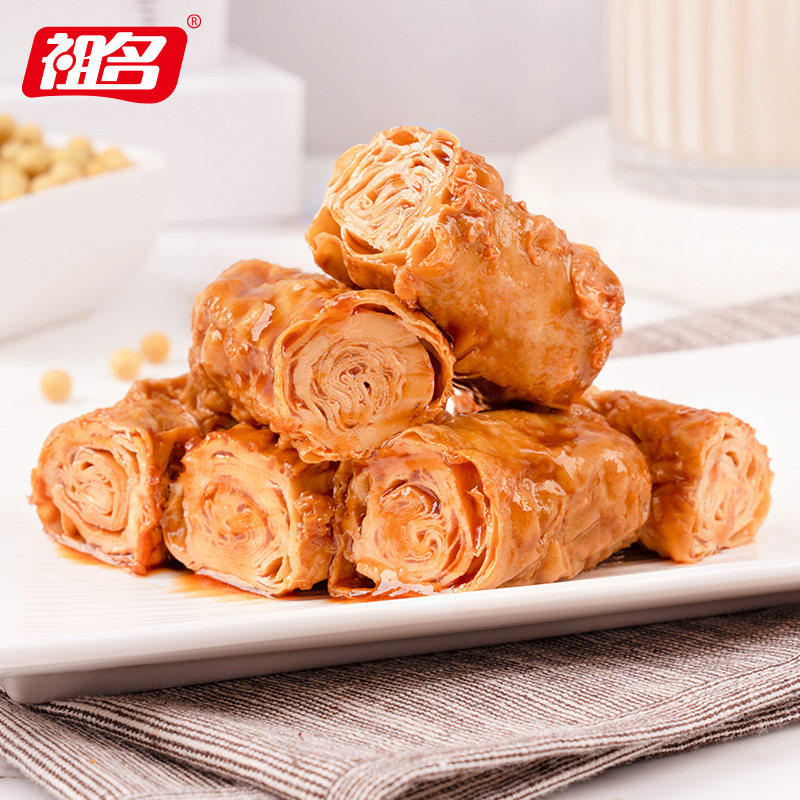 祖名香逗卷100g*5袋装豆腐卷豆腐休闲零食品小吃豆干多种口味