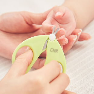 日康婴儿指甲剪新生儿专用宝宝指甲刀婴幼儿儿童安全剪刀