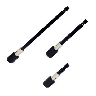 WD多方向软轴电钻连接轴两条B 快脱自锁接杆3pc黑帽袋装