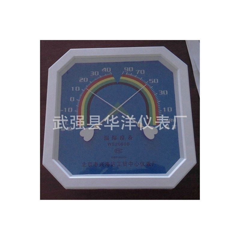 WS2080B温湿度表s大八角指针式温湿度表 工业精准高精度挂壁