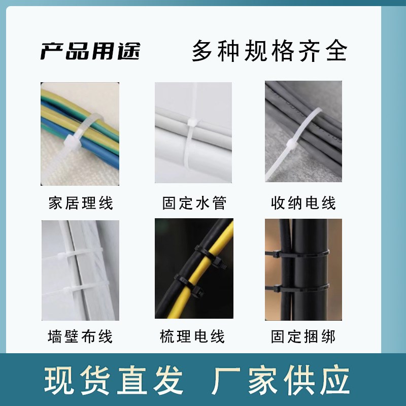 销售10*650mmt标签尼龙扎带 礼品礼品尼龙扎带