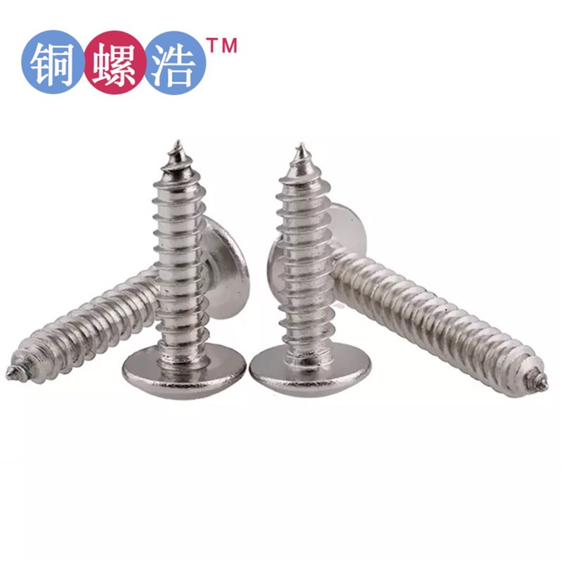 不锈钢大扁头自g攻 201不锈钢十字大扁头尖尾自攻钉 667自攻TA