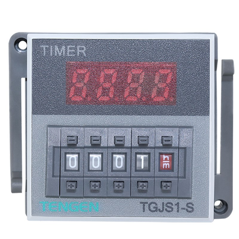 TGJS1-lS数显时间继电器DH48S JSS48A 220v 24V暂停复位
