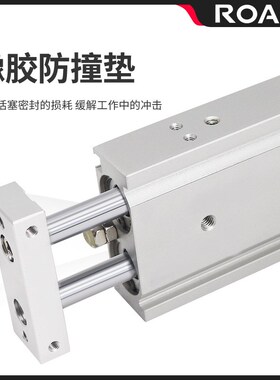 CXSW10/20/32-10-20-50/75-100双出双杆导杆挡板滑台气缸CXSWM25