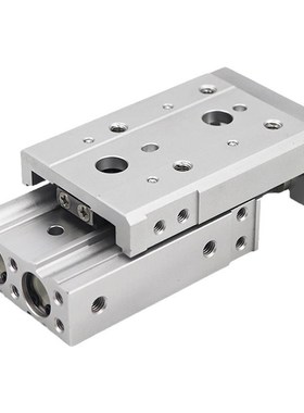 气动滑台气缸MXS8-20/MXS12-50S交叉导轨HLS16-75/12-10 0/16限位