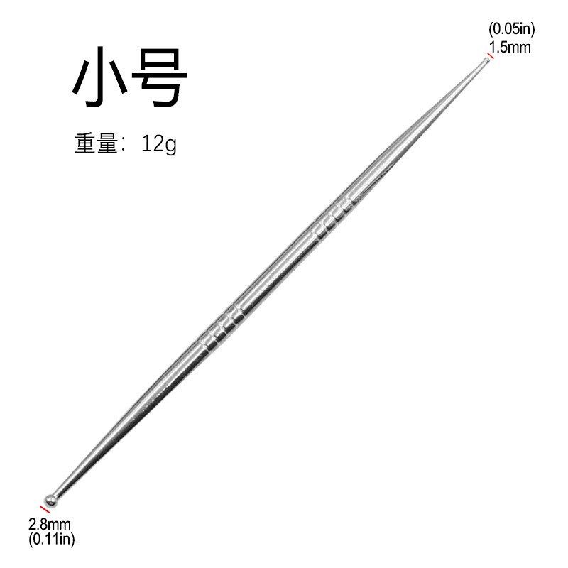 不锈钢陶泥雕刻丸棒软陶泥石塑黏土C手工手办diy细节点压雕刻工具