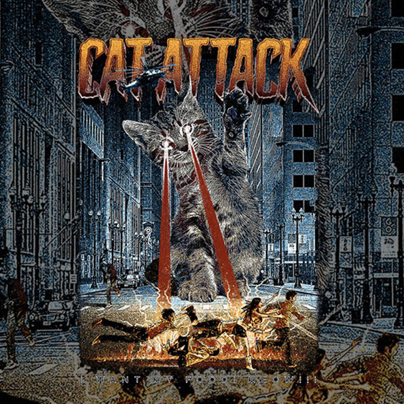 极誉宽松猫咪来袭短袖T恤