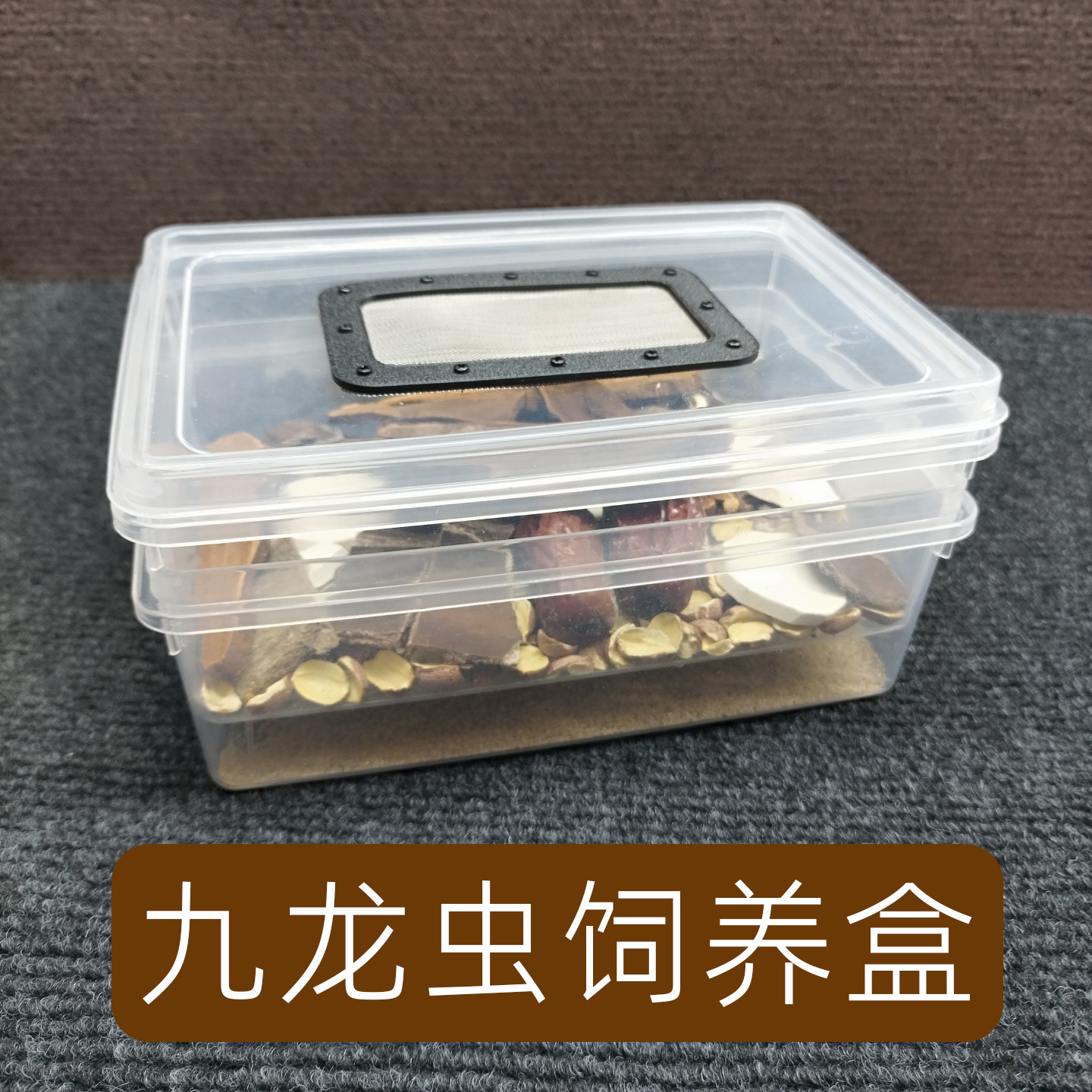 九龙虫饲养盒透明双层养殖箱