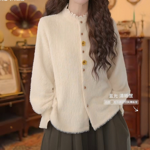 2026秋季新品衬衣女上衣长袖衬衫复古港风小众宽松百搭衬衫上衣
