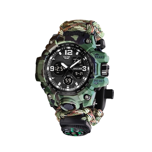 当兵入伍战术电子手表男款专业户外运动指南针特种兵军表男士