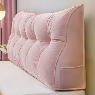 公主风新款 床头靠垫榻榻米软包床上靠背防撞软垫大靠枕沙发拆洗