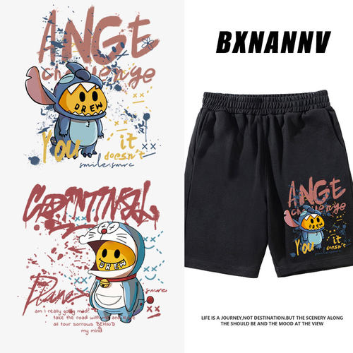 网红drew裤子动漫皮卡丘休闲
