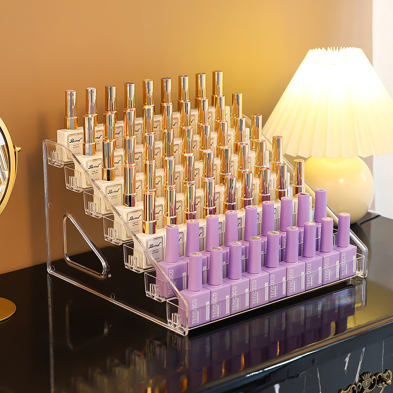 指甲油展示架桌面化妆品置物架