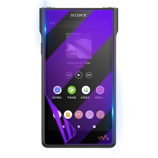 艾思度适用Sony索尼NW-WM1AM2保护膜黑砖2代放器Mp3屏幕贴膜高清防爆金砖二代护眼抗蓝光1ZM2磨砂防刮软膜