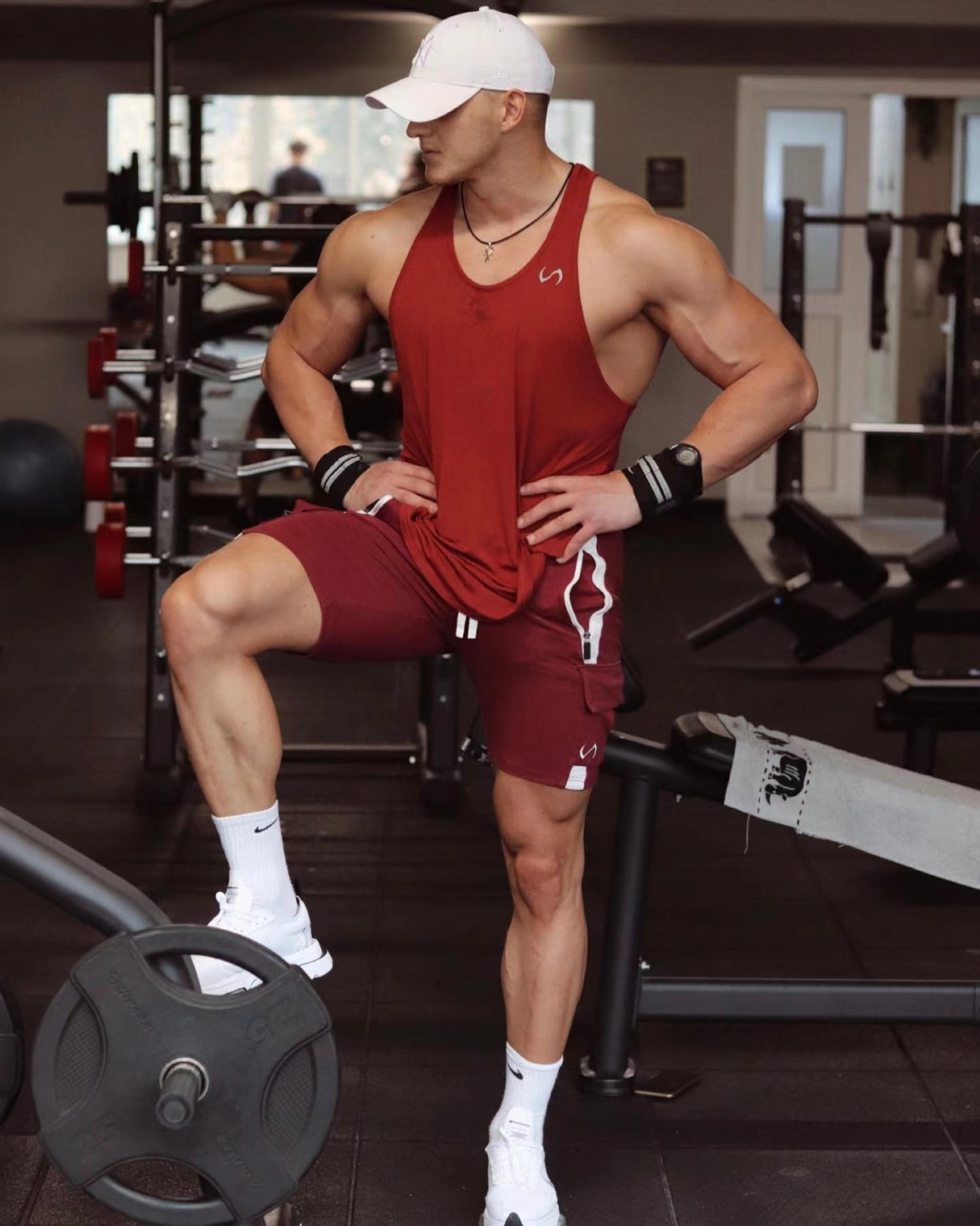 种草小众健身工装短裤