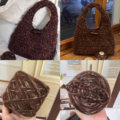 KK毛线屋 羊毛混纺 手混线手工编织围巾帽子毛衣外套包包粗毛线