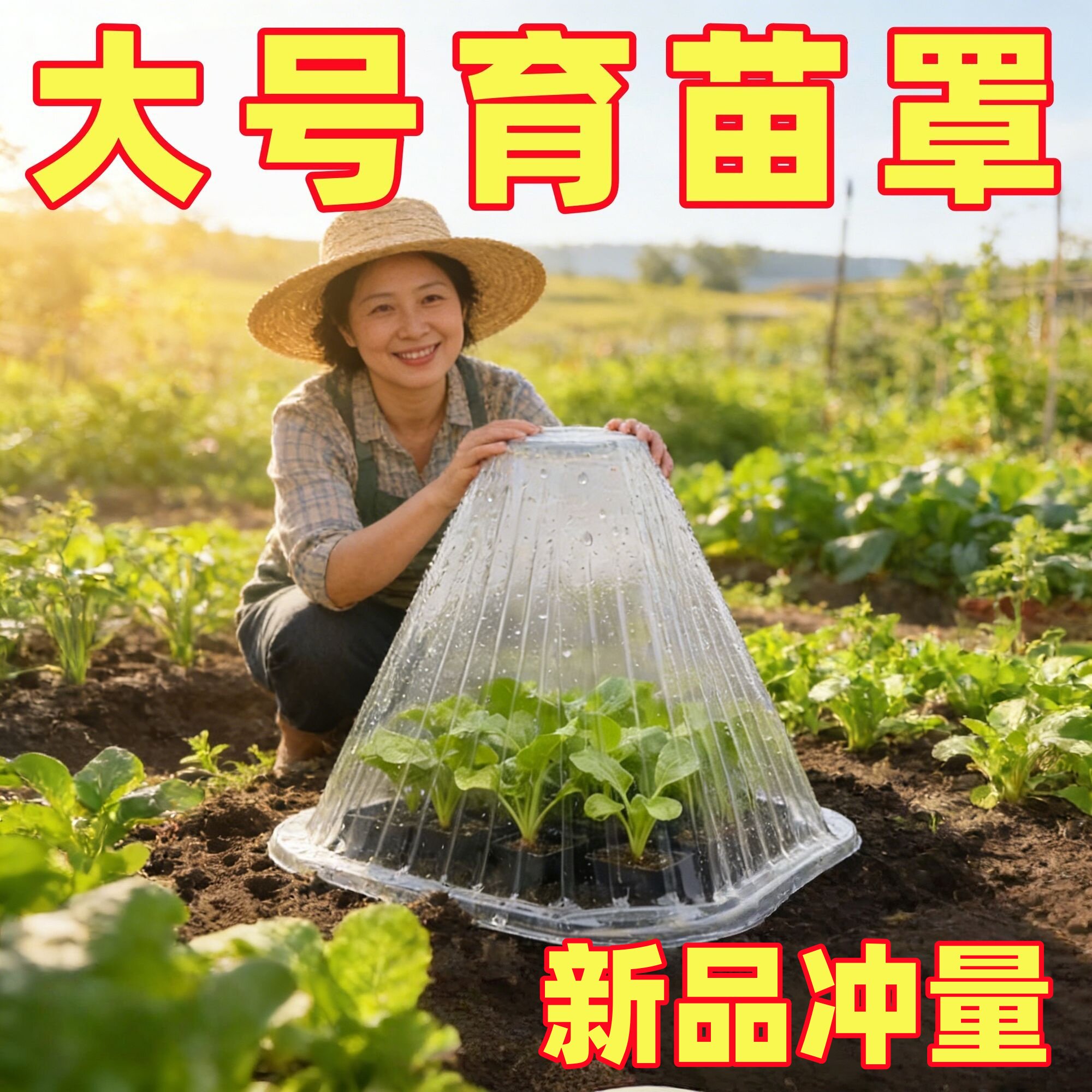 透明塑料大号育苗盘营养钵