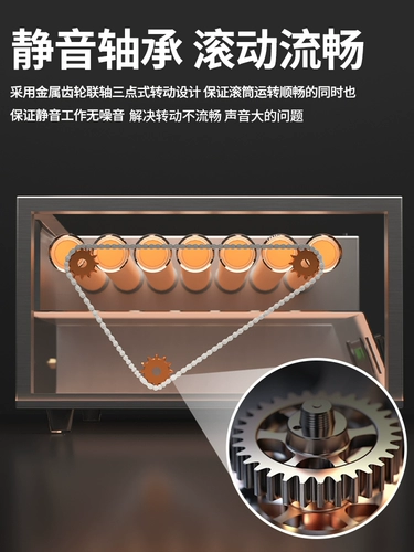 Hongyi гриль для колбасы, коммерческий киоск, полностью автоматический гриль для колбасы, машина для хот-догов, новый небольшой мобильный барабанного типа, специальный