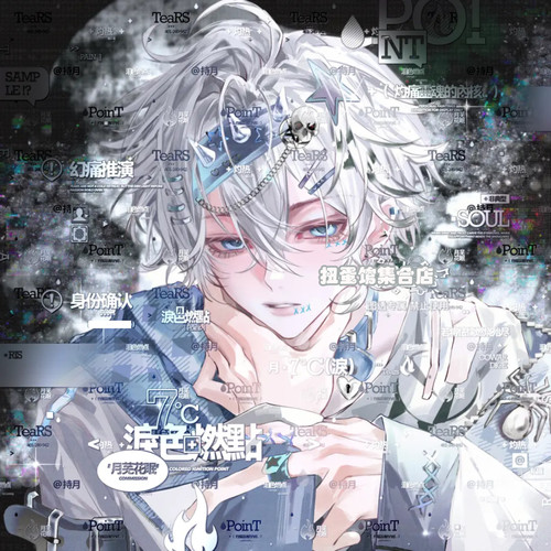 48张 萌物番千山直购 帅气男生动漫插画头像扭蛋原创圈高清无水印