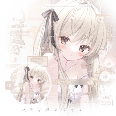 [56张 反调艺术家扭蛋机第二期]女生动漫原创头像直购高清无水印