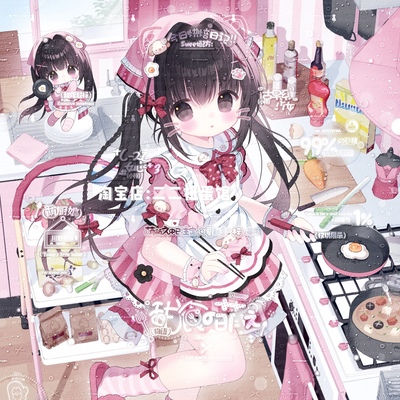 [23张 无条件扭蛋21期]卡通女生动漫头像原创圈直购 高清有底纹