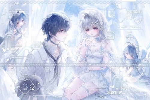 [70张 摄入芝士扭蛋机4期]情侣日系动漫头像原创圈直购高清无水印