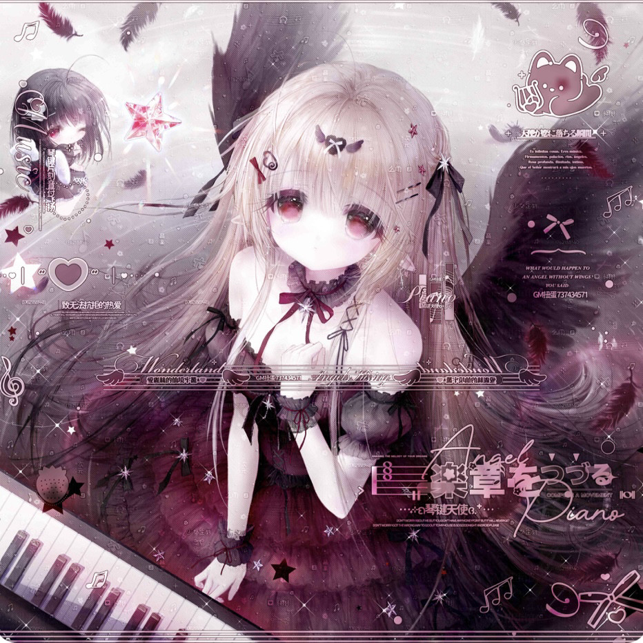 [80张 GM扭蛋第二期]卡通女生动漫插画头像原创圈直购 高清无水印