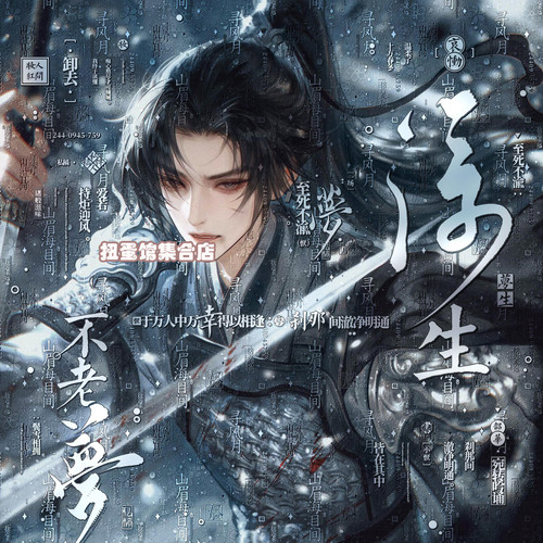 80张 十二时扭蛋13期 古风男生动漫插画头像原创圈直购高清无水印