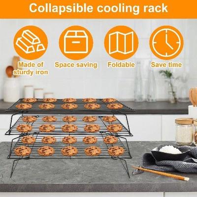 3-Tier Cooling Rack Collapsible Baking Cooling Rack