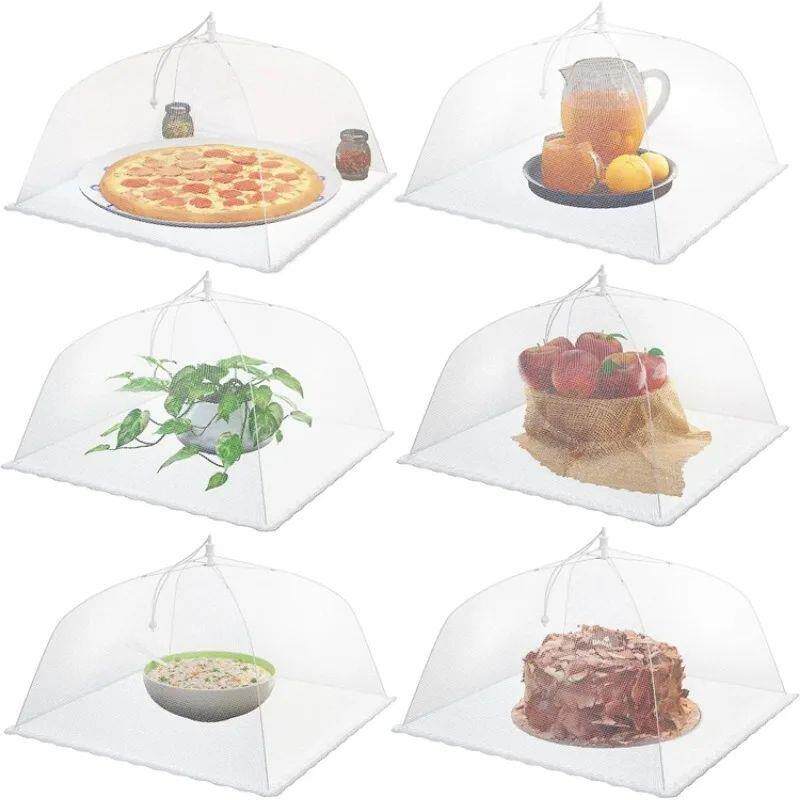 Folding Food Mesh Cover Tent Home Dining Table Kitchen Count