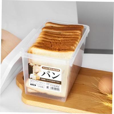 Bread preservation box plastic large toast storage box