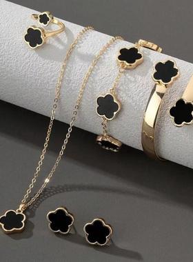 Bracelet necklace ring earrings set accessories手镯手链饰品