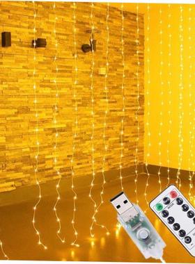 LED Curtain String Light Christmas Decorations for Home Garl