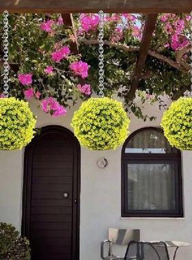 Faux Topiary Ball Greenery Sphere Centella Ball Plant