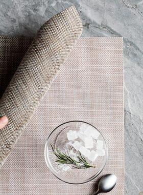 Simple waterproof placemats, western cloth mats
