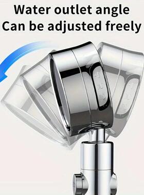 1PC 3-level Adjustable Shower Head With Filter, Wall-mounted