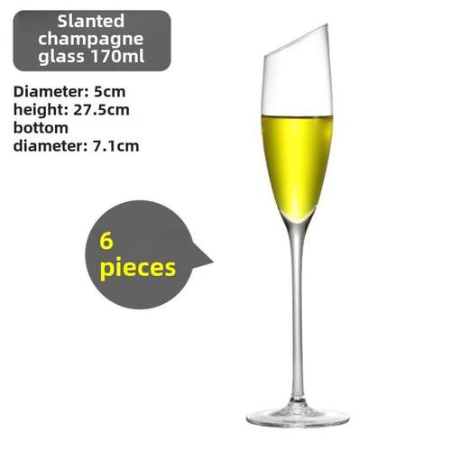 Crystal Champagne Glasses,wine goblet Set.Cocktail glass6支