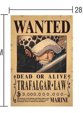 New Anime One Piece Luffy 3 Billion Bounty Wanted Posters Fo