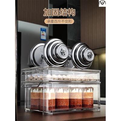 Kitchen Food Containers Plastic cabinets Storage boxes储物盒