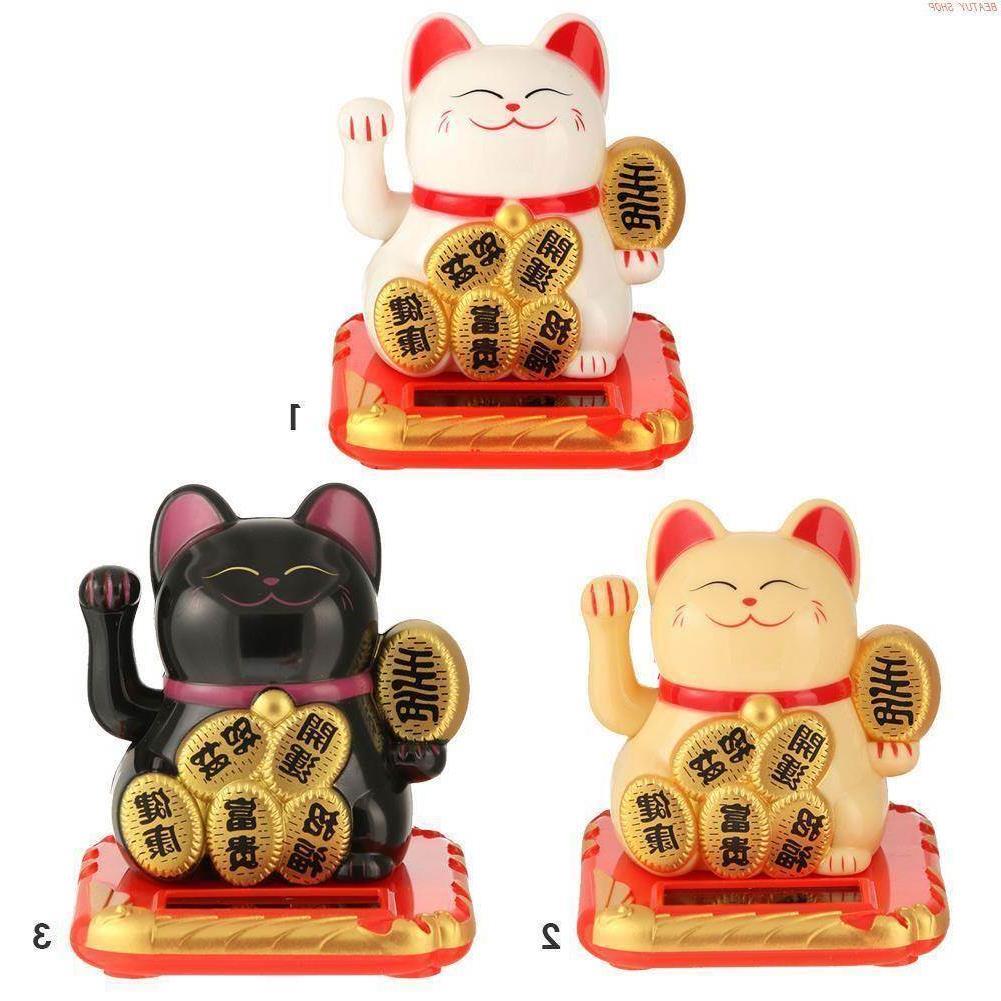 Chinese Lucky Cat Wealth Waving aking Hand Fortune Welcome