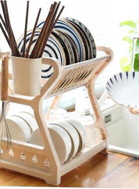 dish drying rack storage kitchen cup holder organizer洗碗架