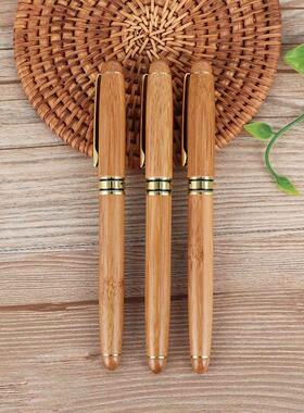 1PC Bamboo Calligraphy Art Fountain Pen Broad Stub Chisel-po