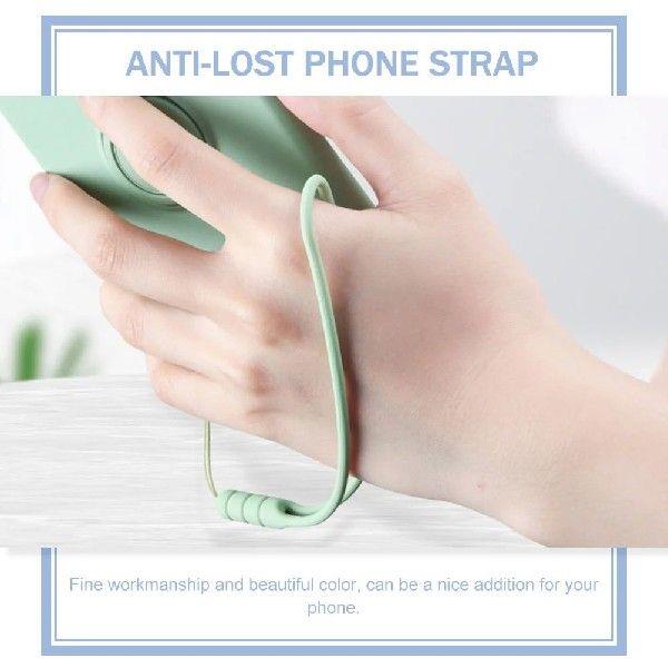 8 Pcs Silicone Phone Lanyard Cellphone Accessories Holder