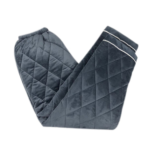 高腰长裤 女老人加厚款 外穿 老太太法兰绒夹棉睡裤 奶奶冬天保暖棉裤