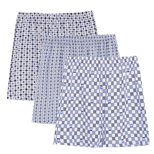 男夏爷爷5分裤 胖爸爸纯棉短裤 家居睡裤 200斤老年人薄款 加肥加大码